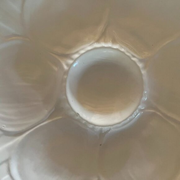 Vintage California Pottery 10" Oyster Plates Set Of 2 - Picture 3 of 5